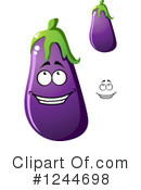 Eggplant Clipart #1244698 by Vector Tradition SM
