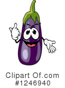 Eggplant Clipart #1246940 by Vector Tradition SM