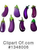 Eggplant Clipart #1348006 by Vector Tradition SM