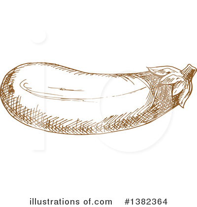 Royalty-Free (RF) Eggplant Clipart Illustration by Vector Tradition SM - Stock Sample #1382364