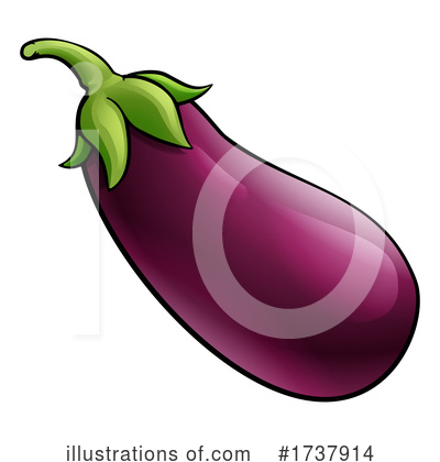Royalty-Free (RF) Eggplant Clipart Illustration by AtStockIllustration - Stock Sample #1737914