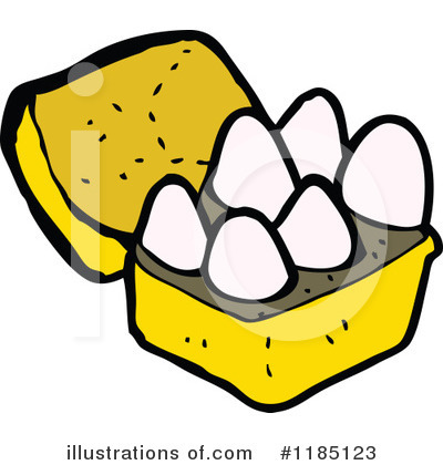 Egg Carton Clipart #1185123 by lineartestpilot