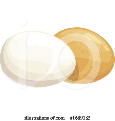 Chicken Egg Clipart #1689185 by Vector Tradition SM