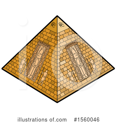 Pyramid Clipart #1560046 by Lal Perera