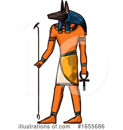 Anubis Clipart #1655686 by Vector Tradition SM