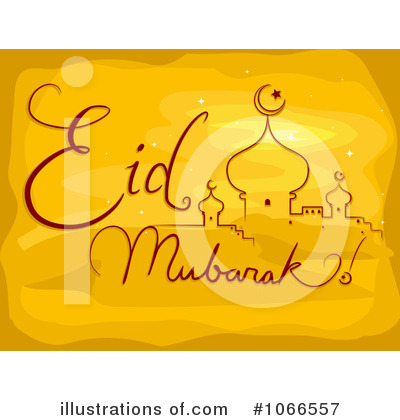 Royalty-Free (RF) Eid Mubarak Clipart Illustration by BNP Design Studio - Stock Sample #1066557