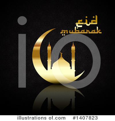 Royalty-Free (RF) Eid Mubarak Clipart Illustration by KJ Pargeter - Stock Sample #1407823