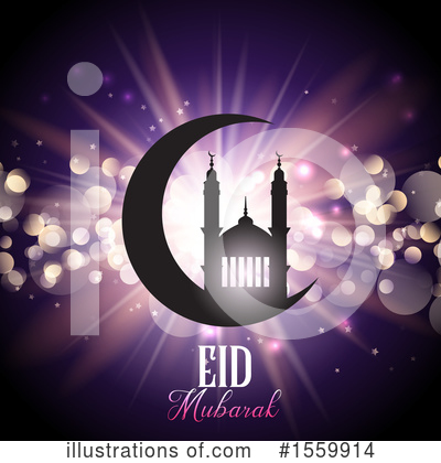 Eid Mubarak Clipart #1559914 by KJ Pargeter