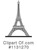 Eiffel Tower Clipart #1131270 by Lal Perera