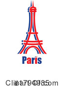 Eiffel Tower Clipart #1794985 by Vector Tradition SM