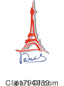 Eiffel Tower Clipart #1794989 by Vector Tradition SM