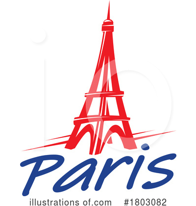 Royalty-Free (RF) Eiffel Tower Clipart Illustration by Vector Tradition SM - Stock Sample #1803082