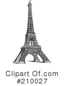 Eiffel Tower Clipart #210027 by BestVector