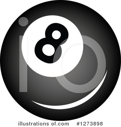 Royalty-Free (RF) Eight Ball Clipart Illustration by Vector Tradition SM - Stock Sample #1273898
