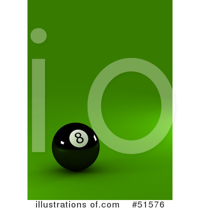 Royalty-Free (RF) Eight Ball Clipart Illustration by stockillustrations - Stock Sample #51576
