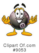 Eight Ball Clipart #9053 by Mascot Junction