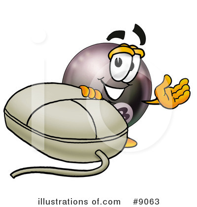 Eight Ball Clipart #9063 by Toons4Biz