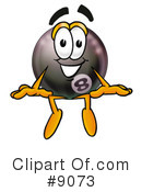 Eight Ball Clipart #9073 by Mascot Junction