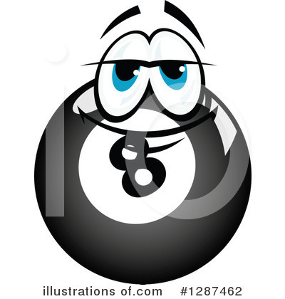 Royalty-Free (RF) Eightball Clipart Illustration by Vector Tradition SM - Stock Sample #1287462