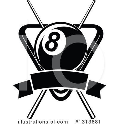 Eightball Clipart #1313881 by Vector Tradition SM