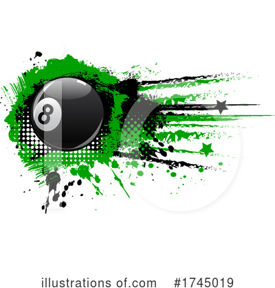 Royalty-Free (RF) Eightball Clipart Illustration by Vector Tradition SM - Stock Sample #1745019