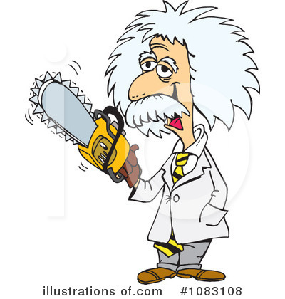 Albert Einstein Clipart #1083108 by Dennis Holmes Designs