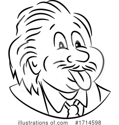 Royalty-Free (RF) Einstein Clipart Illustration by patrimonio - Stock Sample #1714598