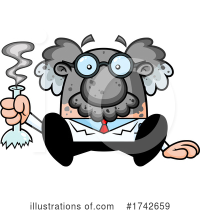 Royalty-Free (RF) Einstein Clipart Illustration by Hit Toon - Stock Sample #1742659