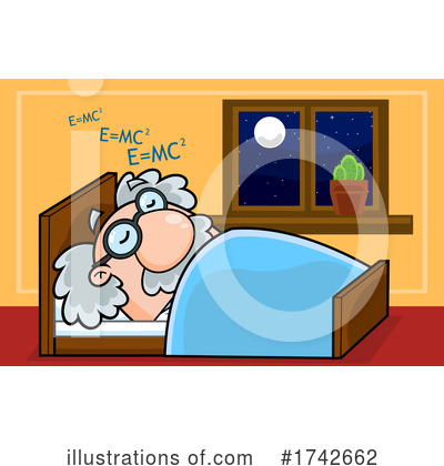 Royalty-Free (RF) Einstein Clipart Illustration by Hit Toon - Stock Sample #1742662