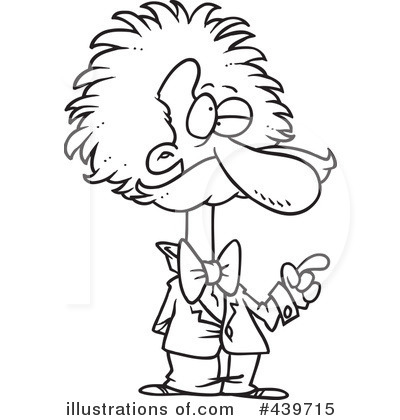 Royalty-Free (RF) Einstein Clipart Illustration by toonaday - Stock Sample #439715