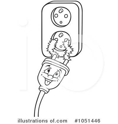 Royalty-Free (RF) Electric Clipart Illustration by dero - Stock Sample #1051446