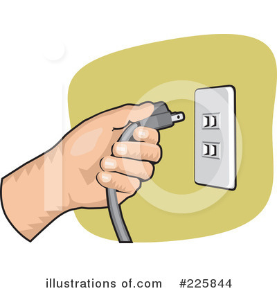Royalty-Free (RF) Electric Clipart Illustration by David Rey - Stock Sample #225844