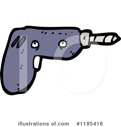 Royalty-Free (RF) Electric Drill Clipart Illustration by lineartestpilot - Stock Sample #1185416