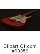 Electric Guitar Clipart #90359 by KJ Pargeter