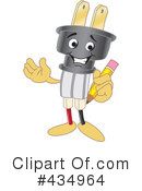 Electric Plug Character Clipart #434964 by Mascot Junction