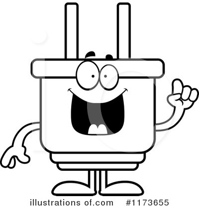 Royalty-Free (RF) Electric Plug Clipart Illustration by Cory Thoman - Stock Sample #1173655