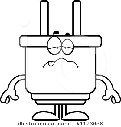 Royalty-Free (RF) Electric Plug Clipart Illustration by Cory Thoman - Stock Sample #1173658
