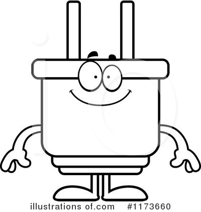 Royalty-Free (RF) Electric Plug Clipart Illustration by Cory Thoman - Stock Sample #1173660