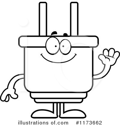 Royalty-Free (RF) Electric Plug Clipart Illustration by Cory Thoman - Stock Sample #1173662