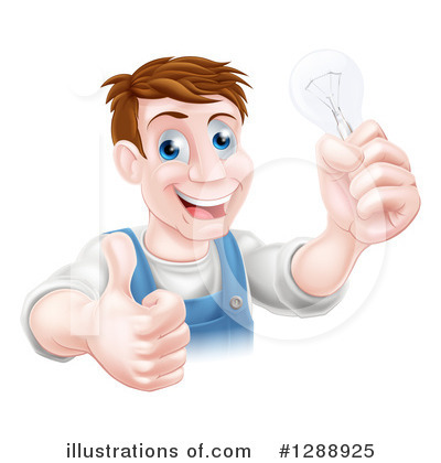 Light Bulb Clipart #1288925 by AtStockIllustration