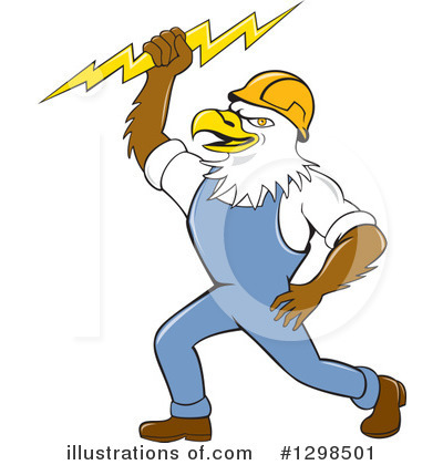 Royalty-Free (RF) Electrician Clipart Illustration by patrimonio - Stock Sample #1298501
