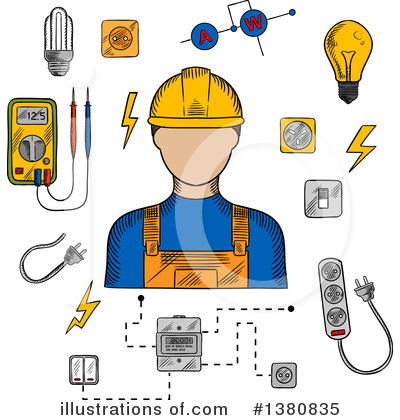 Household Clipart #1380835 by Vector Tradition SM