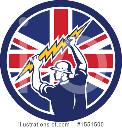 Royalty-Free (RF) Electrician Clipart Illustration by patrimonio - Stock Sample #1551500
