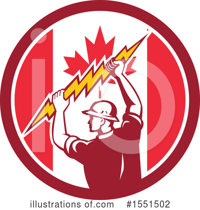 Royalty-Free (RF) Electrician Clipart Illustration by patrimonio - Stock Sample #1551502