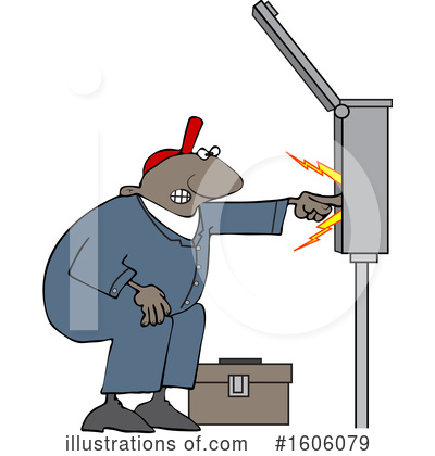 Electrician Clipart #1606079 by djart