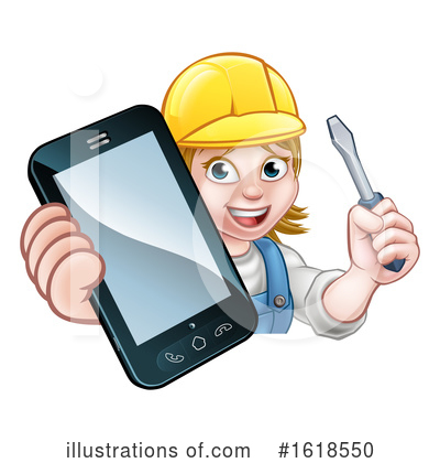 Royalty-Free (RF) Electrician Clipart Illustration by AtStockIllustration - Stock Sample #1618550