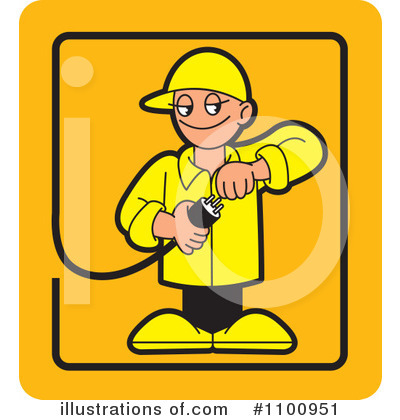 Royalty-Free (RF) Electricity Clipart Illustration by Lal Perera - Stock Sample #1100951