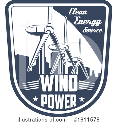 Wind Farm Clipart #1611578 by Vector Tradition SM