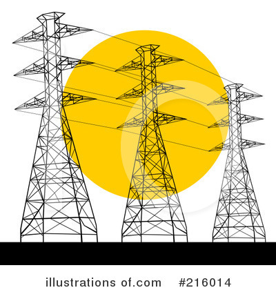 Royalty-Free (RF) Electricity Clipart Illustration by patrimonio - Stock Sample #216014