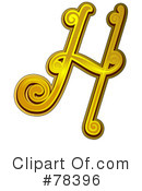 Elegant Gold Letters Clipart #78396 by BNP Design Studio